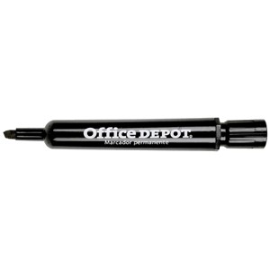 MARCADOR PERMANENTE COLOR NEGRO OFFICE DEPOT