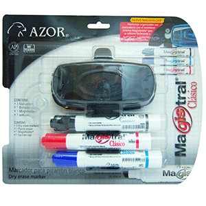 MARCADOR MAGISTRAL AZOR 3 MARCADORES MAS BORRADOR