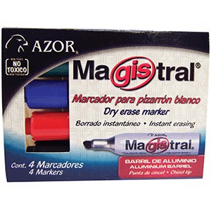 MARCADOR MAGISTRAL AZOR CON 4 PIEZAS