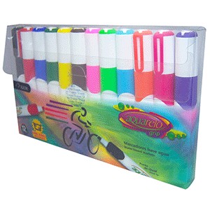 ACUARELA LAVABLE AZOR ESTUCHE CON 12 COLORES