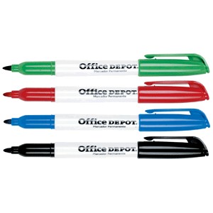 MARCADORES PERMANENTES PUNTO FINO OFFICE DEPOT