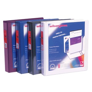 CARPETA ARILLO REDONDO WILSON JONES AZUL CARTA