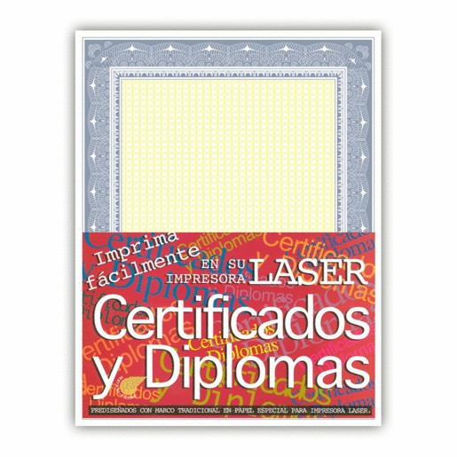 CERTIFICADOS PLATEADOS TAMANO CARTA CON 50