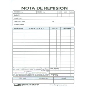 REMISION 1/4 CARTA CGRAFIX AUTOCOPIANTE 3 PAQUETES