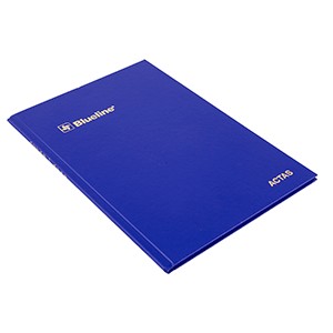 LIBRO DE ACTAS BLUELINE 50 HOJAS FORMA FRANCESA