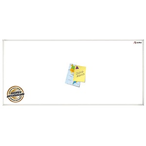 PIZARRON ALFRA BLANCO METALICO PORCELANIZADO
