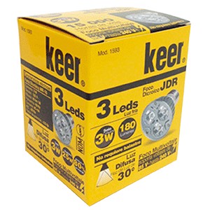 FOCO SANELEC DICROICO LED LUZ FRIA