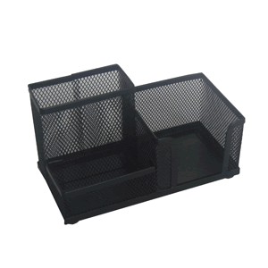 PORTALAPICES C/PORTA NOTAS Y CLIPS NEGRO OD