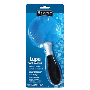 LUPA REDONDA CON LUZ LED APOLLO