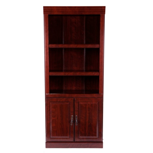LIBRERO SAUDER CHERRY CON PUERTAS