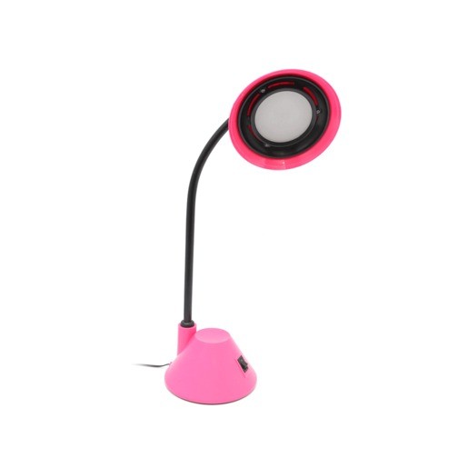 LAMPARA RED TOP DE ESCRITORIO CAMPANA LED ROSA