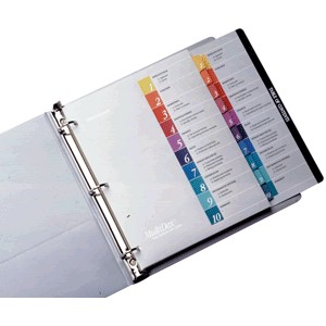 SEPARADORES INDICE WILSON JONES 8 DIVISIONES BASIC