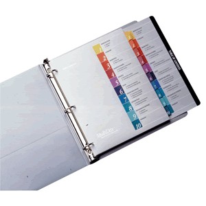 SEPARADORES INDICE WILSON JONES 5 DIVISIONES ECONO