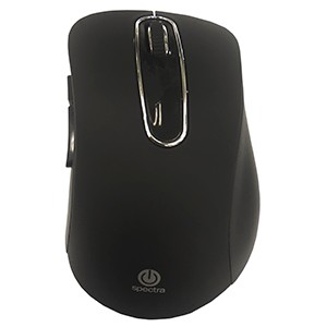 MOUSE INALAMBRICO SPECTRA 5 BOTONES NEGRO 1000DPI