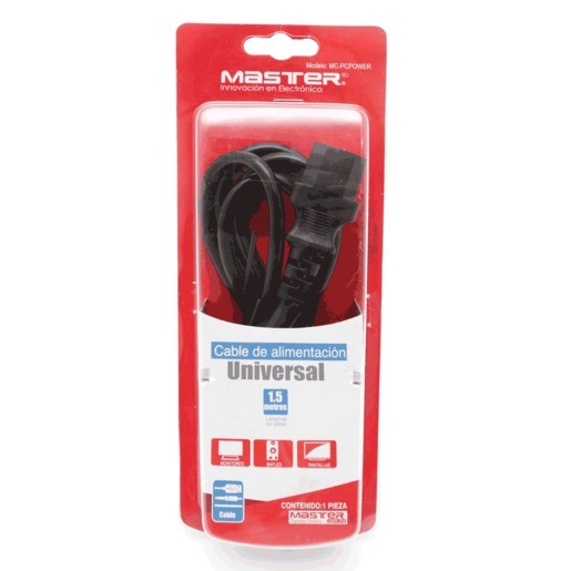 CABLE DE PODER MASTER (1.5 MTS)