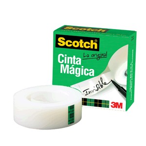 CINTA ADHESIVA SCOTCH 810 MAGICA 12MM X 33M