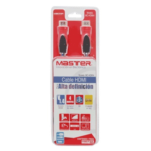 CABLE HDMI 4MTS MASTER