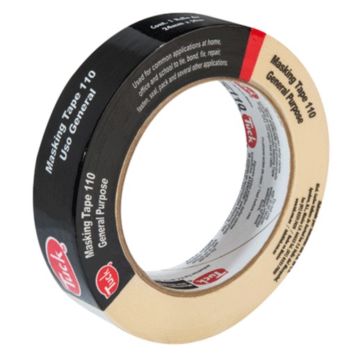 MASKING TAPE TUK 110 USO GENERAL 24MM X 50M PIEZA