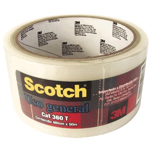CINTA P/SELLADO SCOTCH TRANSPARENTE 48MM X 50M