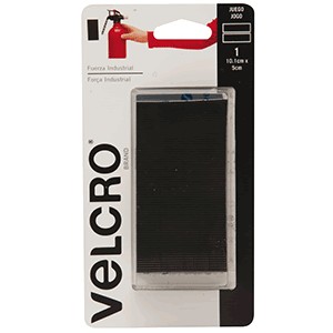 TIRAS VELCRO FUERZA INDUS NEGRA