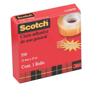 CINTA ADHESIVA SCOTCH 550 18MM X 65M
