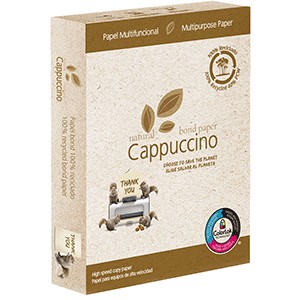 PAPEL NATURAL CARTA CAPUCCINO CON 500 HOJAS