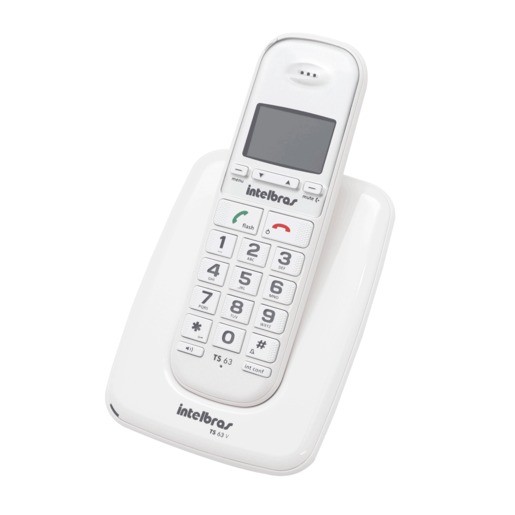 TELEFONO INALAMBRICO TS 63 BLANCO INTELBRAS