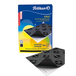 PAPEL CARBON CARTA PARA MAQUINA 100 HOJAS PELIKAN
