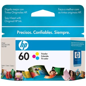 CARTUCHO DE TINTA TRICOLOR HP 60 (CC643WL)