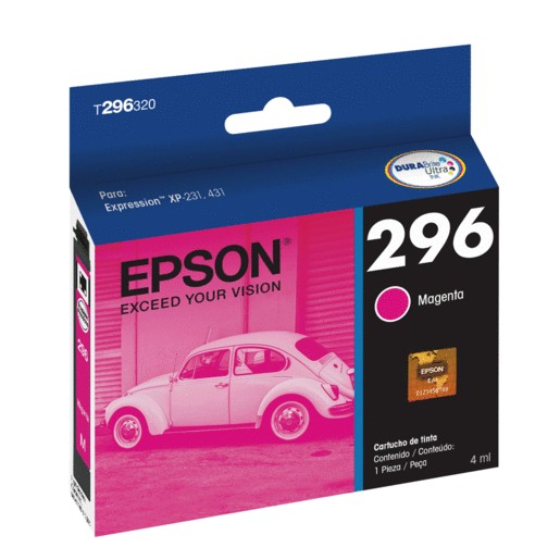CARTUCHO EPSON T296 TINTA MAGENTA