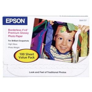 PAPEL FOTOGRAFICO SATINADO 4 X 6 100 HOJAS EPSON