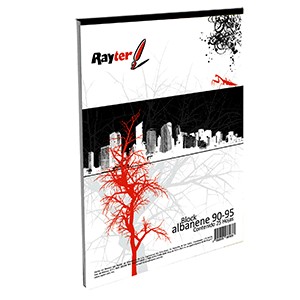 BLOCK ALBANENE RAYTER 25 HOJAS