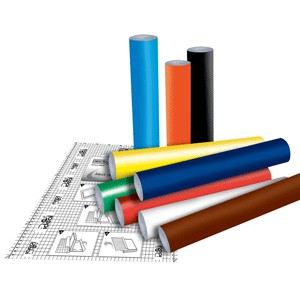 PLASTICO AUTOADHERIBLE AZUL 45 CM X 2.5 METROS