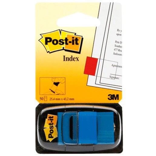 BANDERITAS POST-IT AZULES