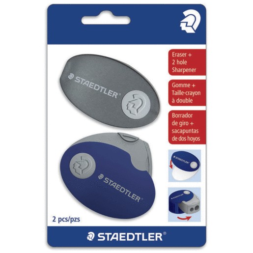 COMBO SACAPUNTAS  MAS GOMA 2 PZ