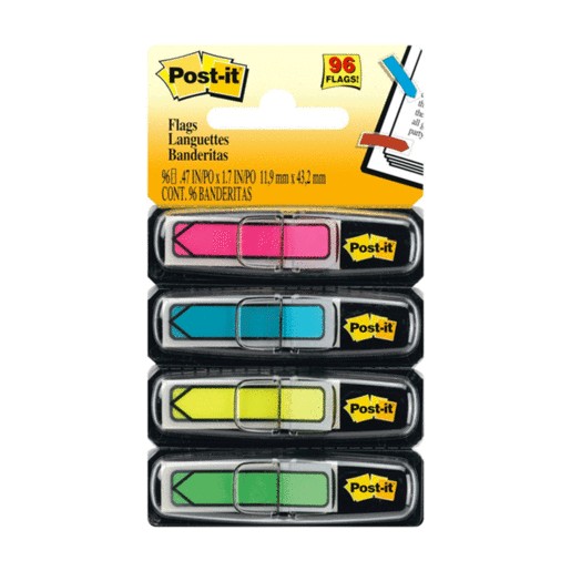 BANDERITAS FLECHAS POST-IT CON DESPACHADOR