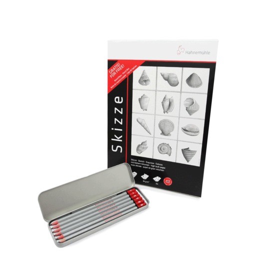 2 SKETCH PAD MAS CAJA LAPIZ C/6 A4 C/100HJ