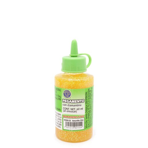 DIAMANTINA BARRILITO CON PEGAMENTO AMARILLO
