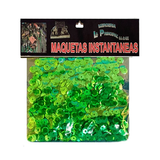 LENTEJUELA VERDE BANDERA