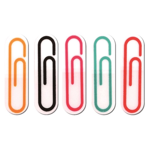 BANDERITA EN FORMA DE CLIP RED TOP CON 20 PIEZAS