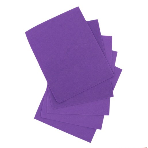 FOAMY CARTA MORADO 5pk