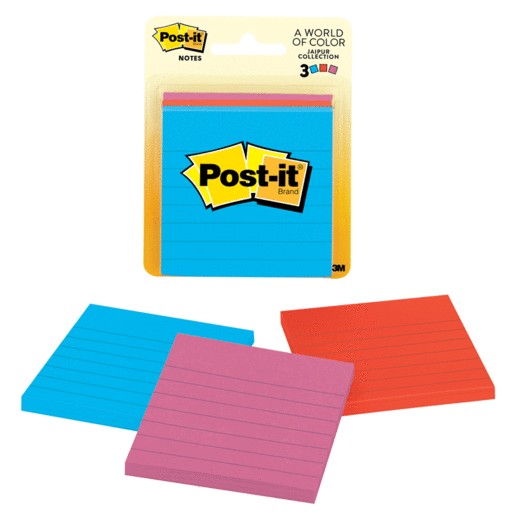 POST-IT RAYAS ULTRA 3X3 50 HOJAS