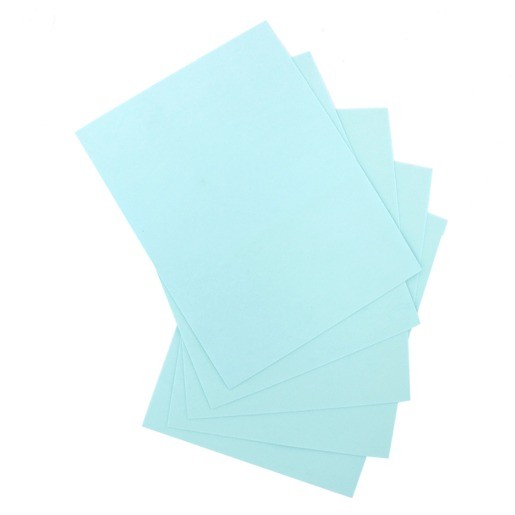 FOAMY CARTA AZUL CIELO CON 5 PIEZAS
