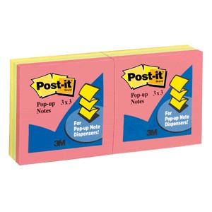 POST-IT R330 3X3 POP-UP ULTRA 6 PAQUETES
