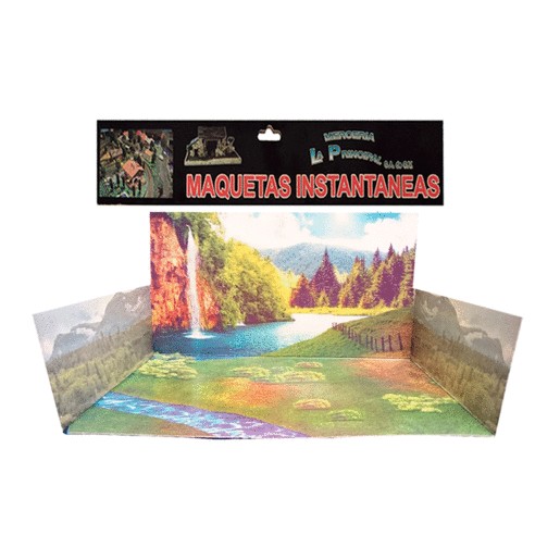 MAQUETA TRIDIMENSIONAL PASTIZAL O PRADERA