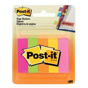 POST-IT MINISEPARADORES NEON PAQ/250