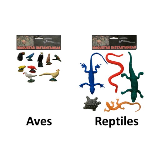 ACCESORIO PARA MAQUETA ANIMALES AVES O REPTILES