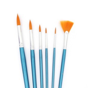 ESTUCHE PINCELE SURTIDO SINTETICO MANGO LARGO C/12