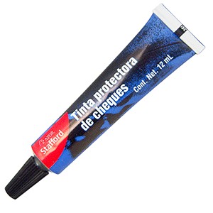 TINTA PROTECTORA DE CHQUES ROJA