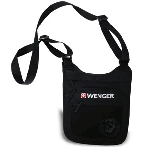 PORTADOCUMENTOS CON CORREA WENGER NEGRO